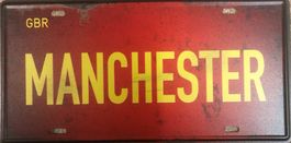 Manchester Blechschild Ortsschild United Beckham Rooney