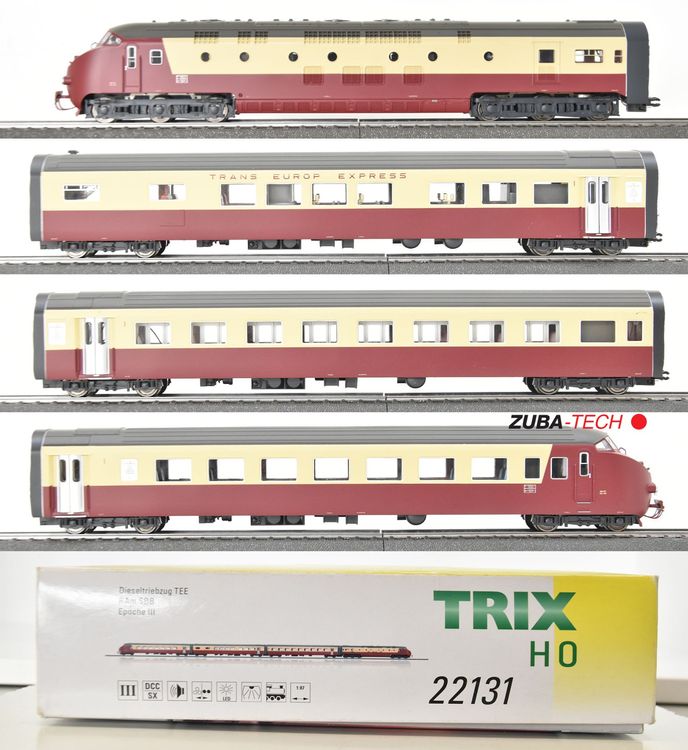 Automotrice Diesel Trix 22131 RAm TEE I 501/502 – H0 – Numérique – Édition Limitée