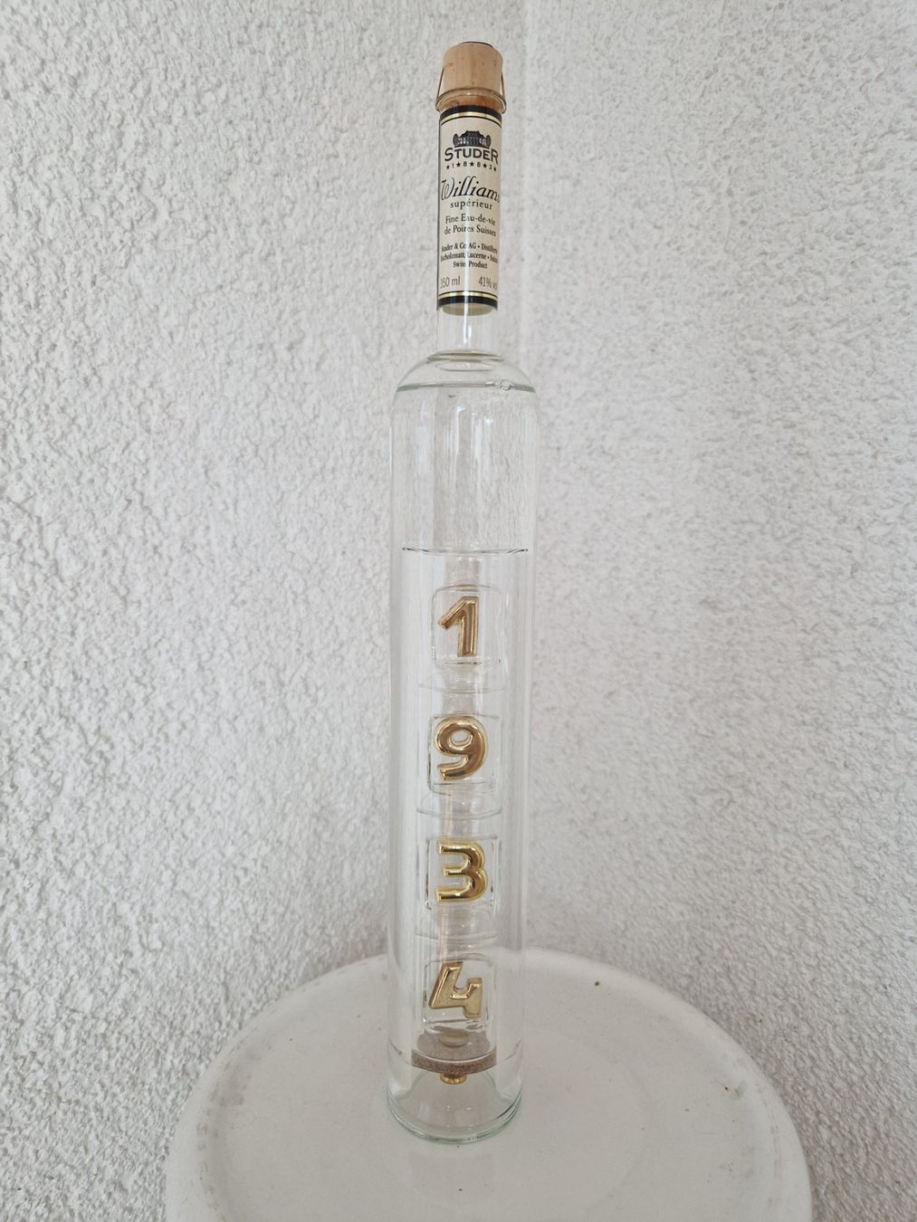Studer Spirituosen: Studer Williams supérieur Jubiläumsgeschenk 1934 – Neu und originalverpackt aus Wallisellen von soat