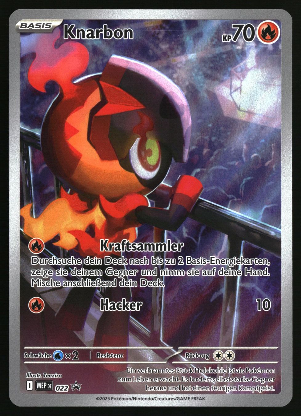 Pokémon Sammelbilder & Trading cards: Knarbon #22 Pokemon Promo – Gebraucht aus Feuerthalen von Plazatoys