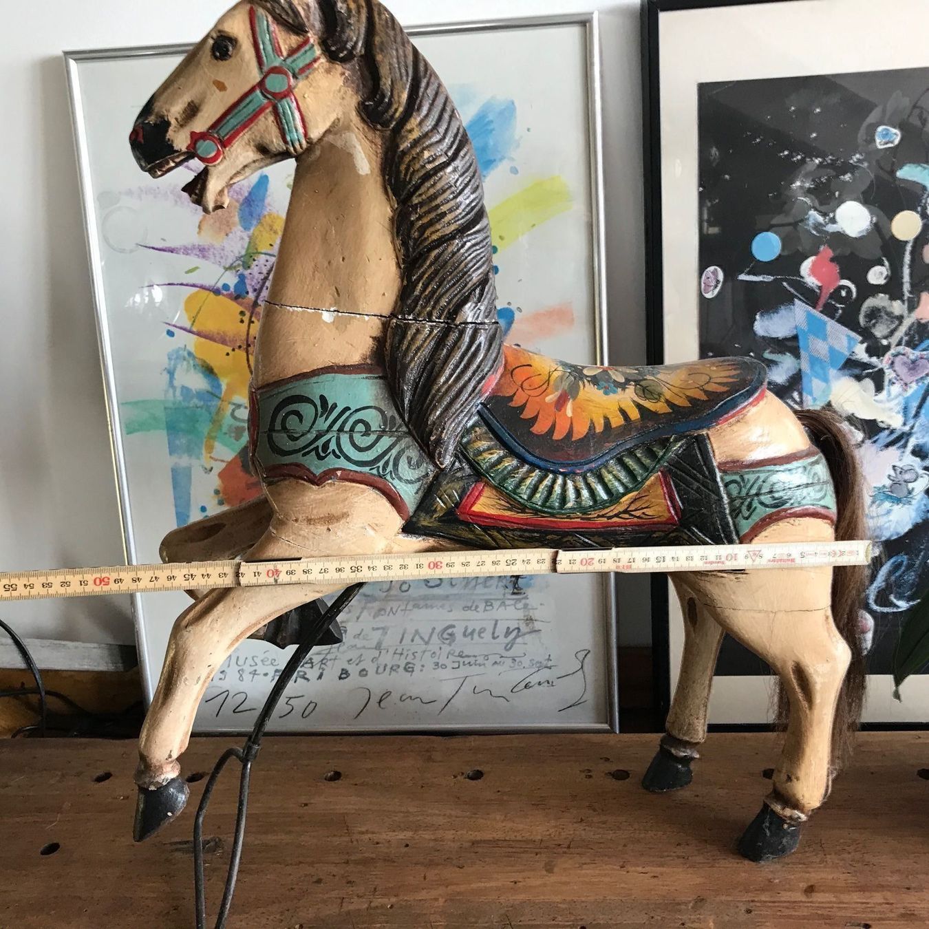 Skulpturen & Statuen: Cheval en bois début 20ème antik – Gebraucht aus Vallamand von Bricbracbroc82 5