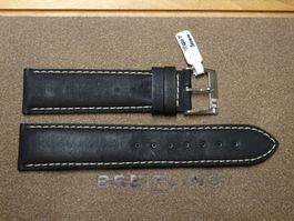 Uhrenband Leder Tissot Schwarz 20mm