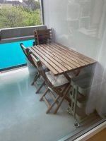 IKEA Gartentisch mit 4 ASKHOLMEN Stühlen inkl. Kissen