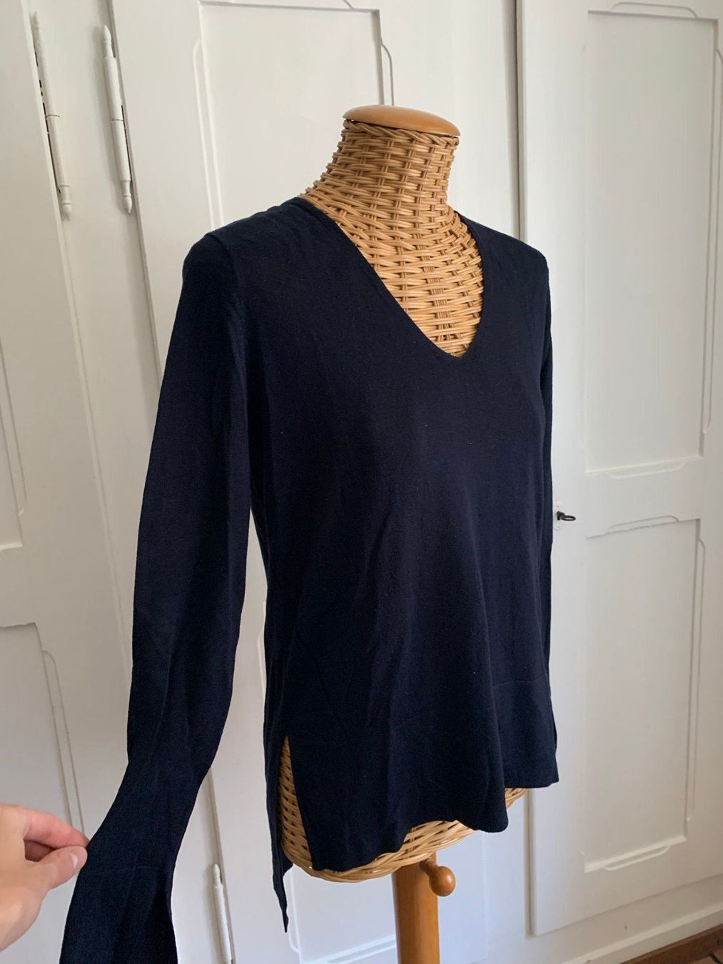 Zara Pulls & Sweat-shirts: ZARA - Strickpullover dunkelblau S – D'occasion à Zürich par Diazaio 1