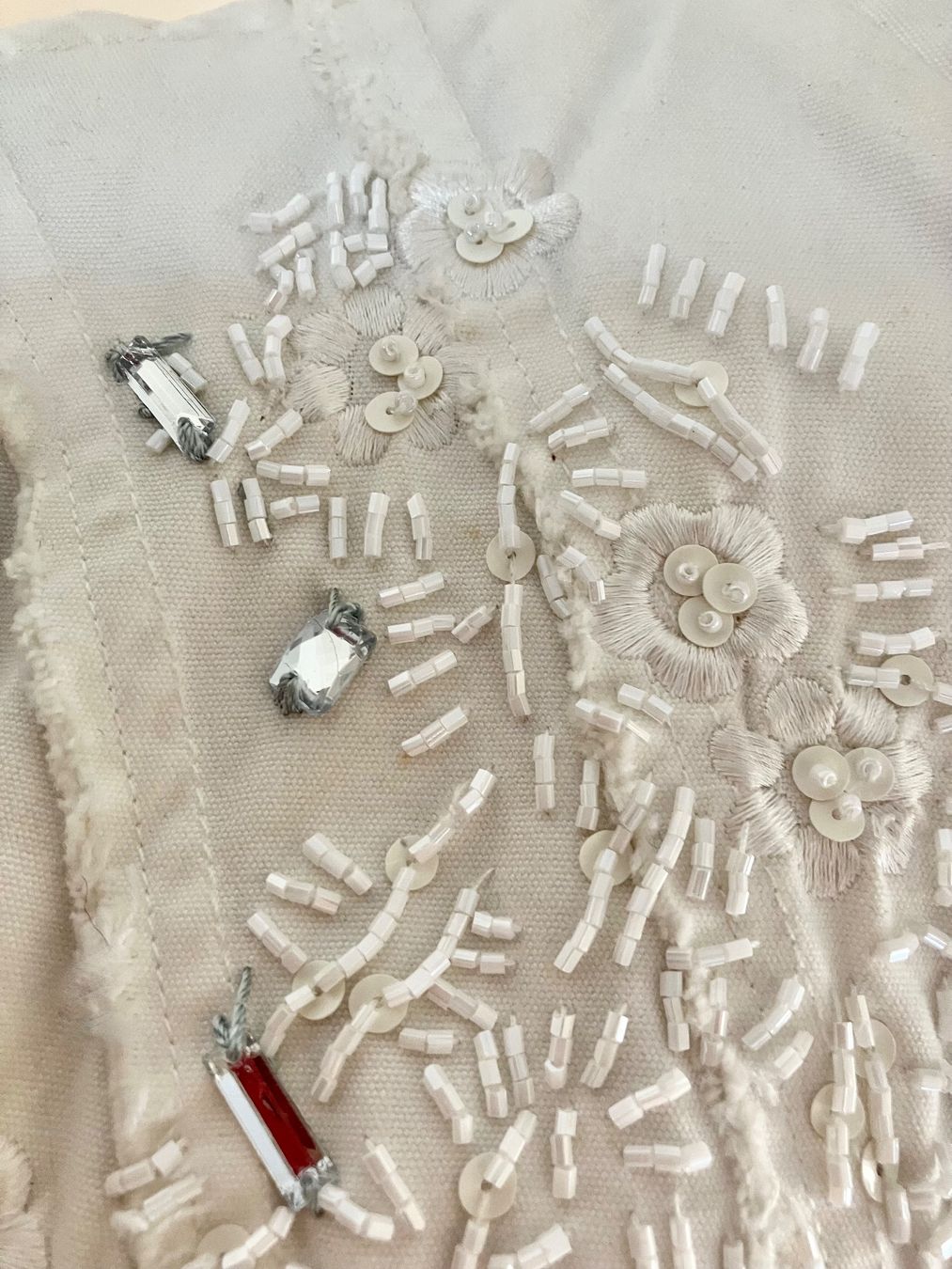 Jacken: Mit Strass-Steinen Handbestickte edle Jacke, 100% Baumwolle – Gebraucht aus Schaffhausen von NinaRicardo 7
