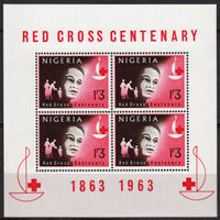 Nigeria, Mi Block 2** Rotes Kreuzes KW 10.00