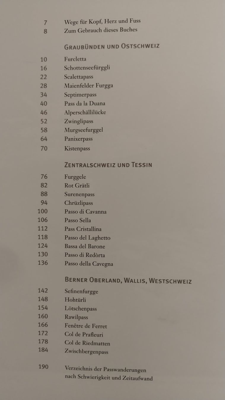 Libri: Passwanderungen in den Schweizer Alpen / Wander Buch 2008 – Usato da Bellach venduto da JingleJerry 2