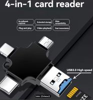 4-in-1 USB 3.0 OTG Adapter mit SD/TF Kartenleser