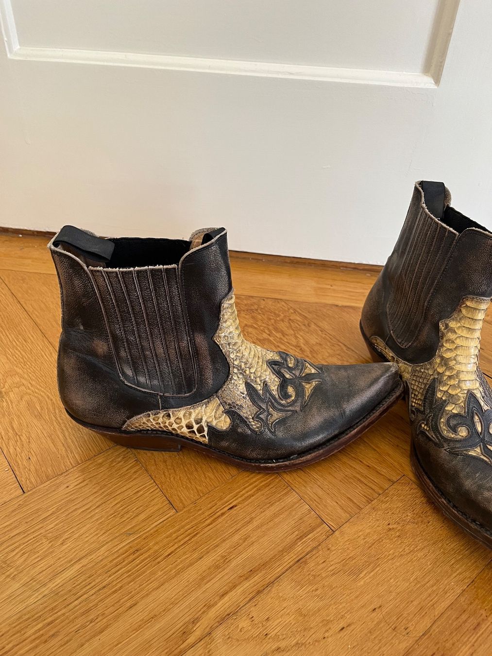 Scarpe da uomo: Cowboy Boots, Leder, Gr. 43 – Usato da Zürich venduto da fio_bvy9 1