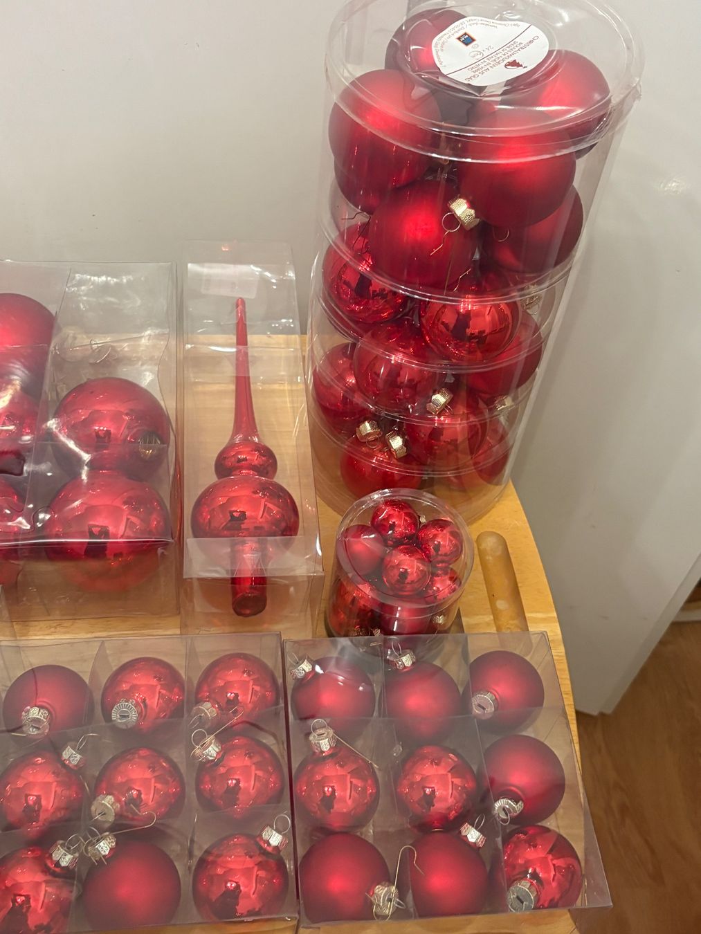 Tutte le decorazioni: Weihnachtskugeln rot gemischt guter Zustand – Usato da Frick venduto da Rukki 3