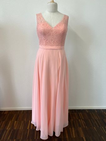 Festkleid lachs-rosa Gr. 42