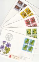 SBK J252 - J256 im 4er-Block FDC