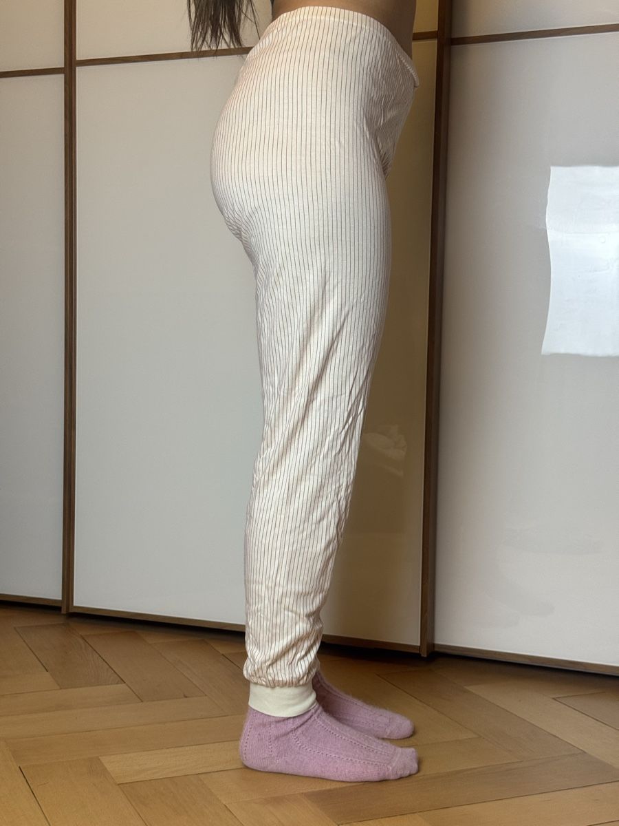 Calida Negligees & Pigiami: Calida Schlafhose, gestreift beige-rot – Usato da Bern venduto da llina257 2