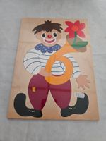 Atelier Passage Holzpuzzle Clown mit Blume 21 Teile Neu OVP