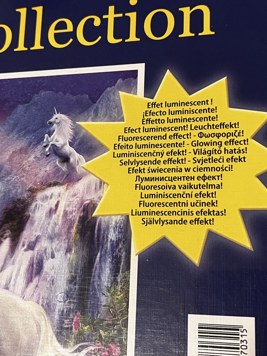 Clementoni Puzzle: Clementoni Puzzle Einhorn Fluorescent- Originalverpackt!!! – Nuovo e nell'imballaggio originale da Wallisellen venduto da maxiking.21 3
