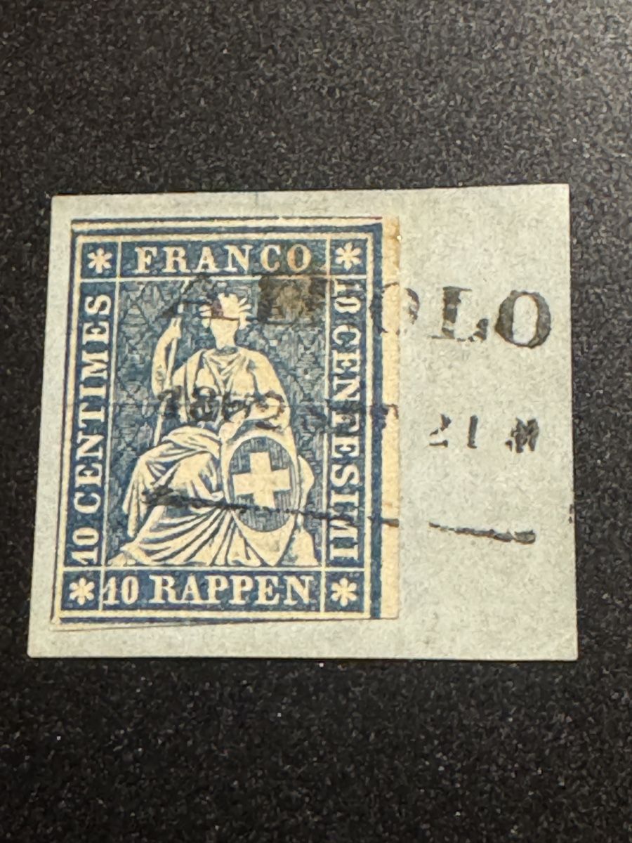 Tous les timbres: Toller Strubel mit rechtem Rand – D'occasion à Uster par Briefmarken