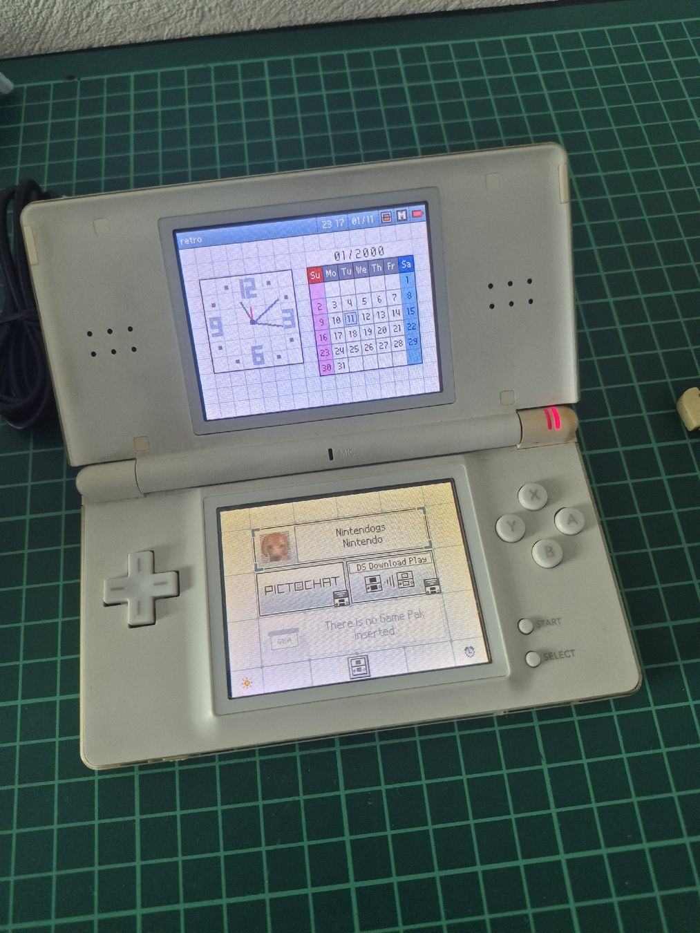 Nintendo Consoles: Nintendo DS Lite console white with charger and Nintendogs  – D'occasion à Meyrin par Retro-GZ 1