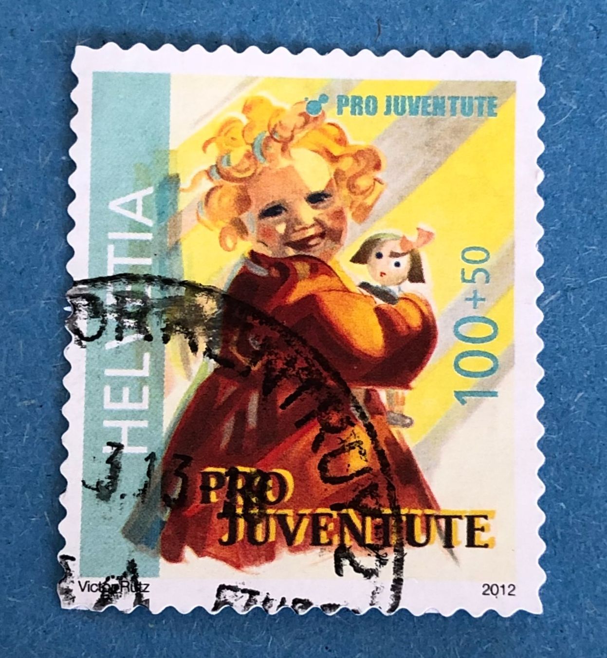 Tous les timbres: Nr.J 407A  GESTEMPELT Blondes Mädchen 2012    – D'occasion à Aarau par Billa007