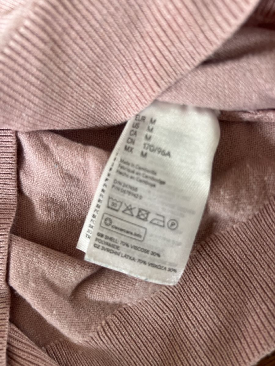 H&M Tops: Pull H&M Basics, rose, manches courtes, taille M – Gebraucht aus Walenstadt von Unianrig 3