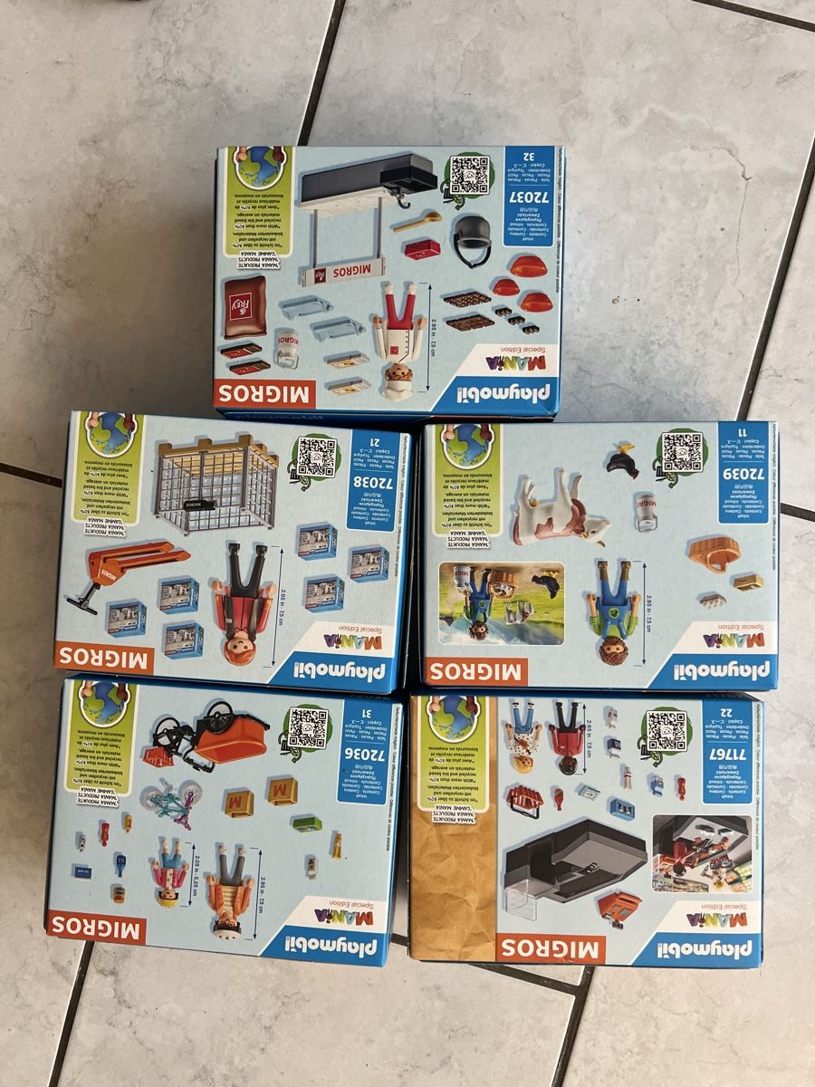 Playmobil Giocattoli: Playmobil Migros-Mania – Nuovo e nell'imballaggio originale da Ebmatingen venduto da Samato 1