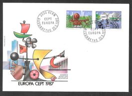 FDC Serie 748 - 749 ET Bern 26.5.1987 schön illustriert