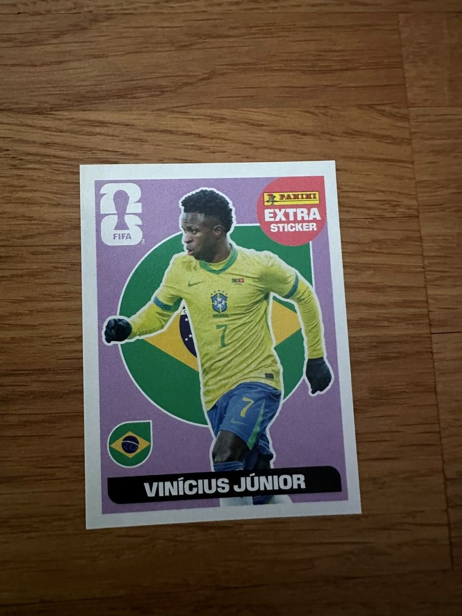 Panini Sammelbilder & Trading cards: Panini Vinicius Junior Pink 2026 – Neu (gemäss Beschreibung) aus Geroldswil von autoloeli