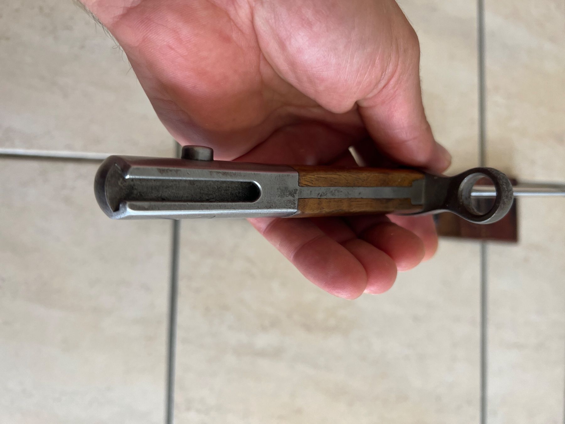 Schweizer Armee Ausrüstung & Ersatzteile: Bajonett mod.1918 – Gebraucht aus Ollon VD von  6
