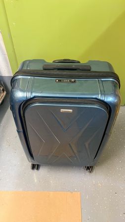 Reisekoffer von Travel Line, Hartschale, dunkelblau, Top!