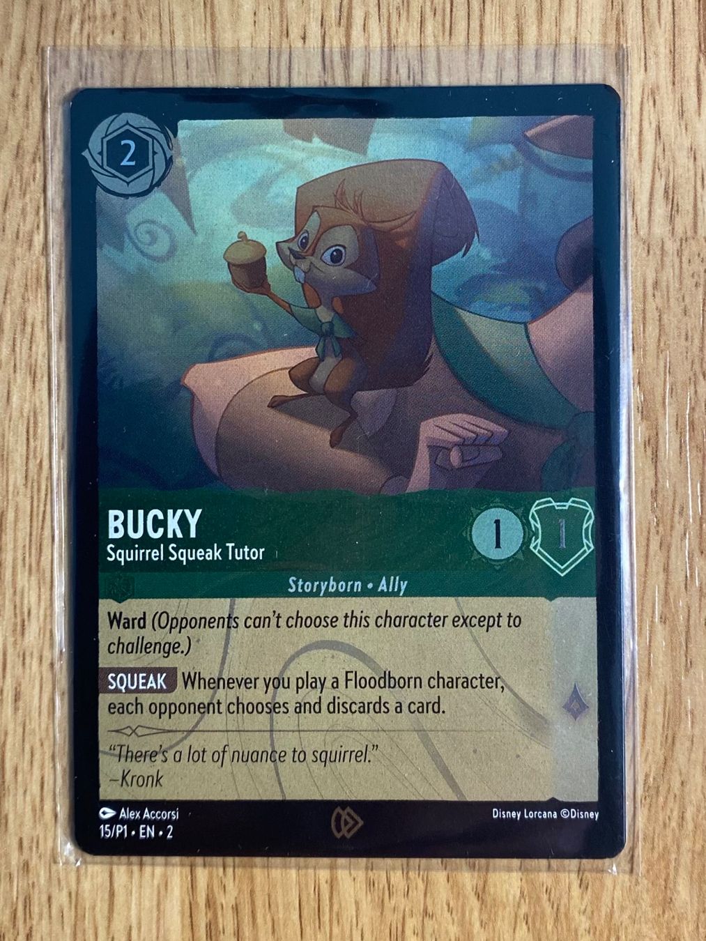 Bucky Promo Card 15/P1 Disney Lorcana EN FOIL/HOLO (Nuovo (secondo la  descrizione)) a Rafz per CHF 10  con consegna | Acquista su Ricardo