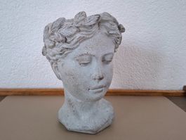Buste Déesse Greque - N°1 - Béton - 20 cm x 14.5 - Neuf