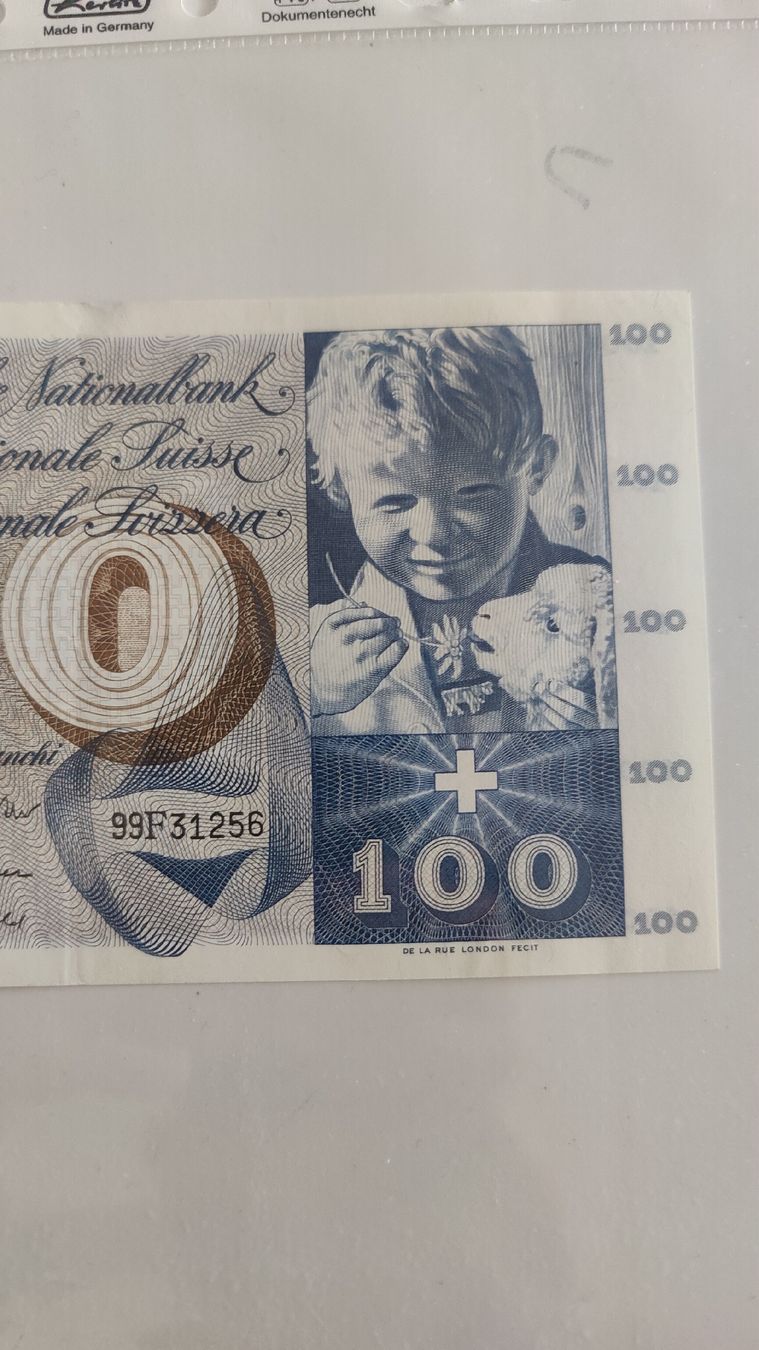 Banconote: 100 Franken 1973, Banknote Schweiz (LP2) – Usato da Neuenhof venduto da tap_mxt6 2