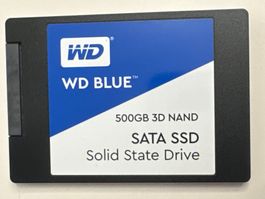 WD Blue 3D NAND SSD 500GB SATA ab 1.-