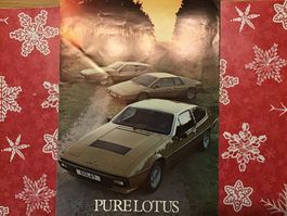 Lotus Programm Faltprospekt in französischer Sprache 1980