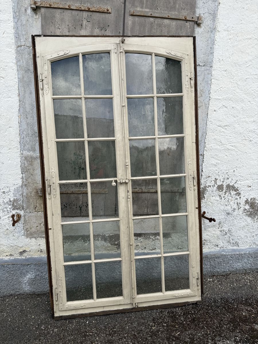 Fenster: Porte ancienne double vitrée – Gebraucht aus Les Bayards von aout
