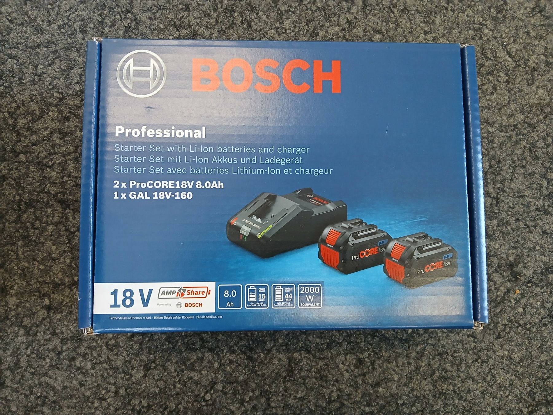 Bosch Caricatori & Batterie: Bosch Akku ProCore 18V 8.0 Ah Basisset Nr.01 – Nuovo e nell'imballaggio originale da Reiden venduto da mja_2bsk 1