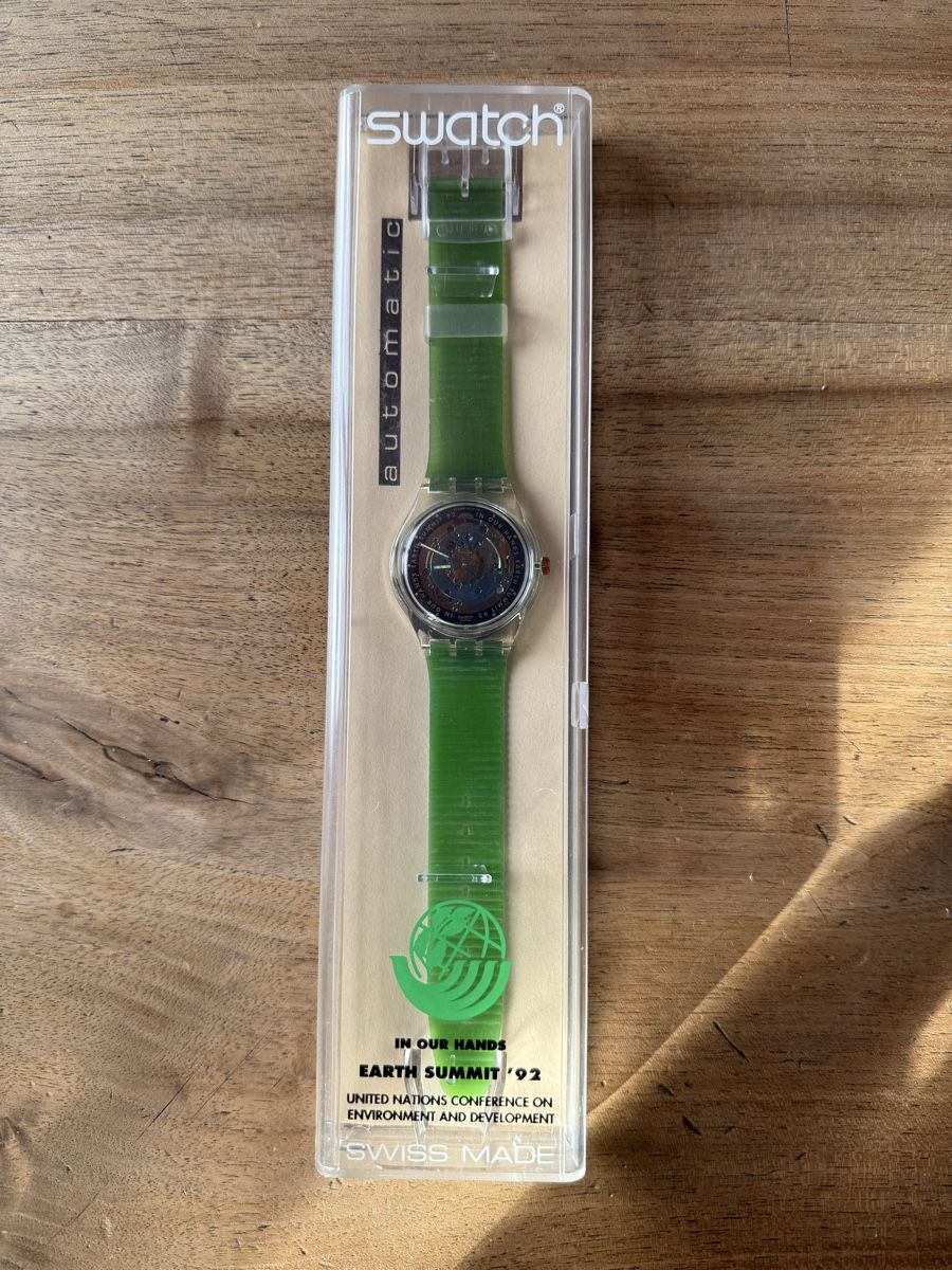 Swatch Orologi: SWATCH AUTOMATIC EARTH SUMMIT 1992 – Nuovo e nell'imballaggio originale da Quinto venduto da Ticino_69