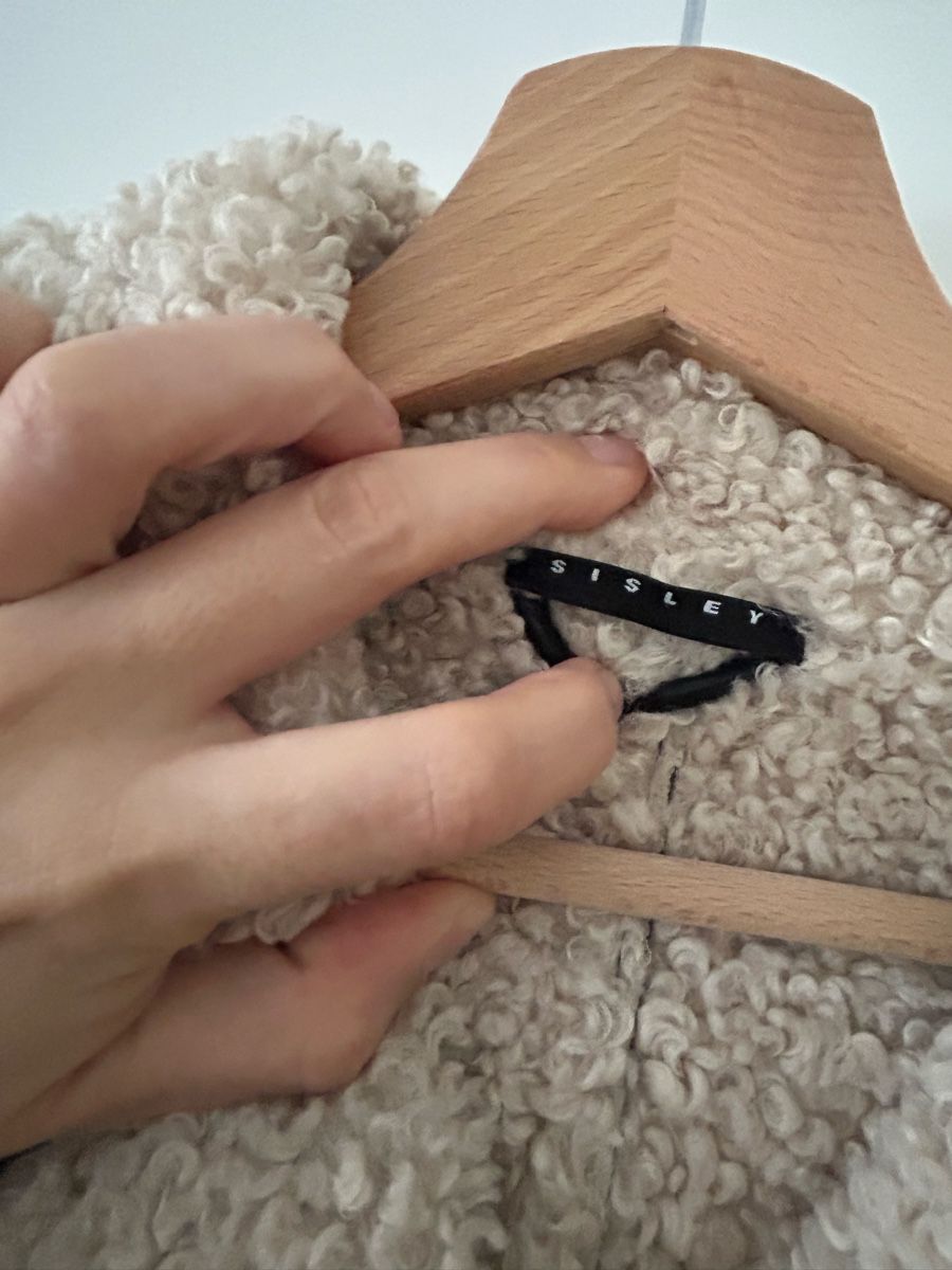 Sisley Cappotti: Sisley Wintermantel, Gr. 38, Lederimitat mit Teddyfutter! – Usato da Winterthur venduto da xua_r6vk 3