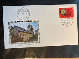 CH 1984 FDC Frühling 50Rp. 1100 J. Ortsstempel Saint-Imier