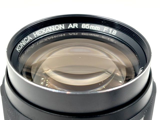 Konica Obiettivi: Konica Hexanon AR 85mm F1.8 / 1.8 EE-Version + Insekt? – Usato da Seewis Dorf venduto da Plebejus 4