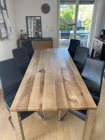 Esszimmerstühle Leder Schwarz 6 Stck. gebraucht