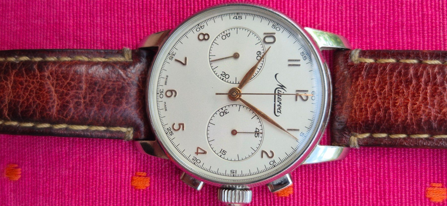 Minerva Uhren: Minerva Héritage Chronograph – Gebraucht aus Basel von sophus