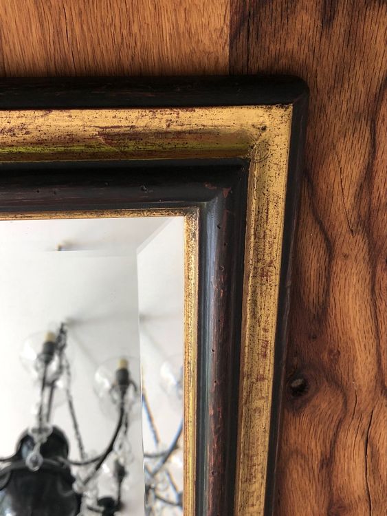 Specchi: Holz Wandspiegel mit Goldrahmen,  Facettenschliff – Usato da Bülach venduto da rol_2mmy 2