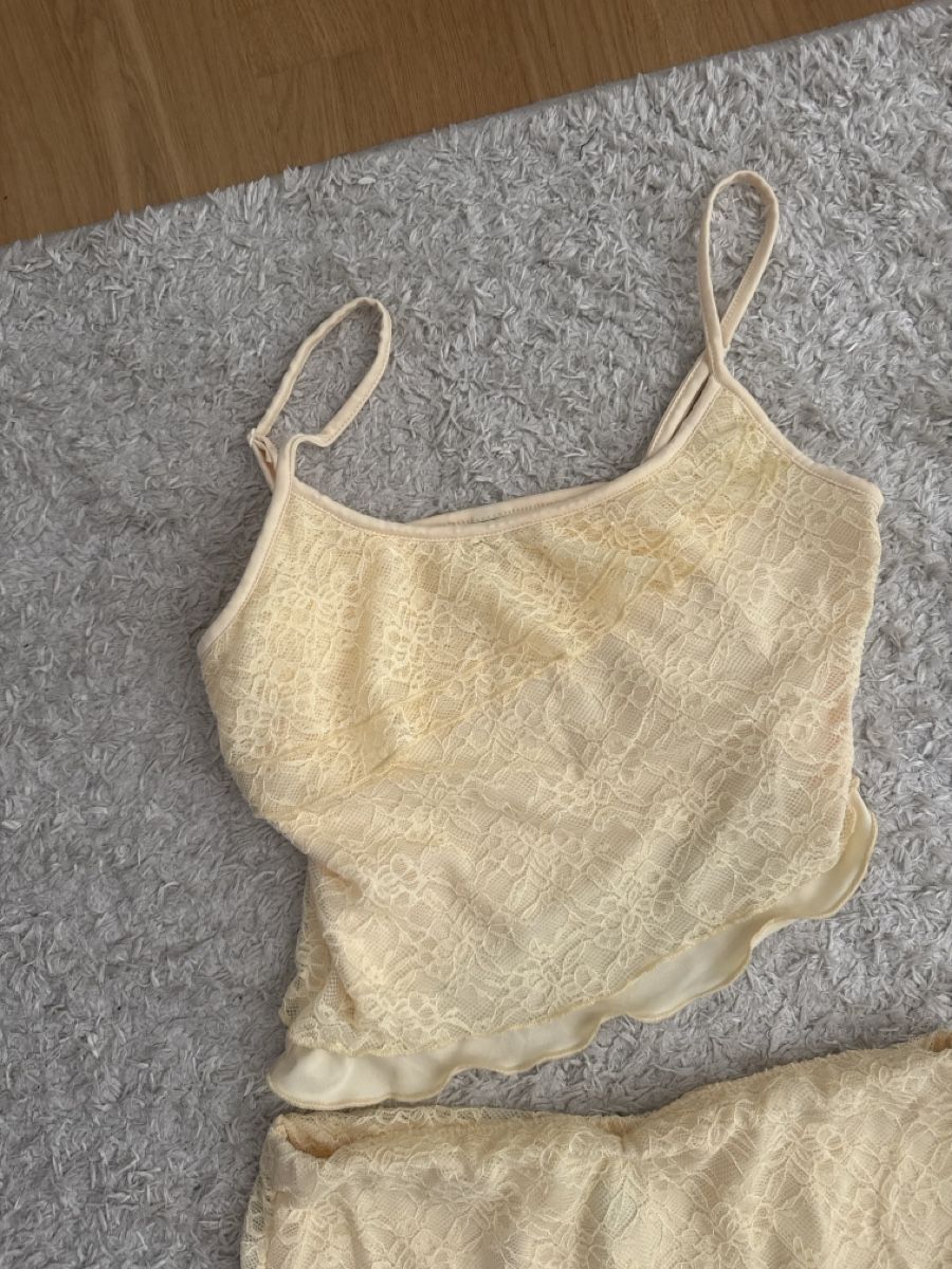 Shein Gonne: Sommer Top + Rock, gelb, Grösse M – Nuovo (secondo la descrizione) da Gächlingen venduto da anjuli_123 1