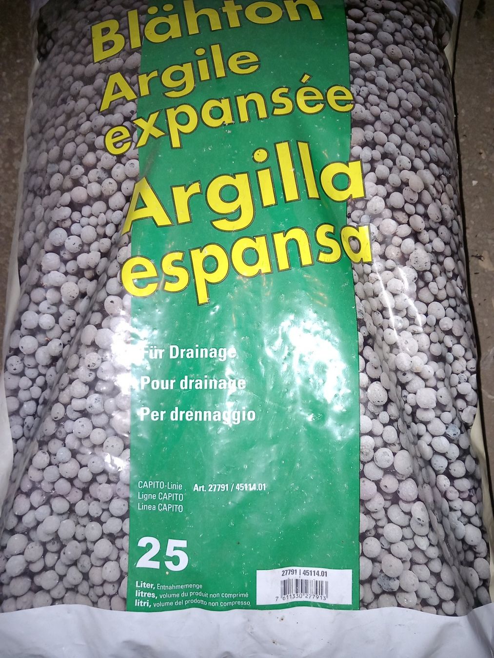 Pflanzen & Samen: blahton argile expansée 25 litres – Neu und originalverpackt aus Le locle von juliensaran 1