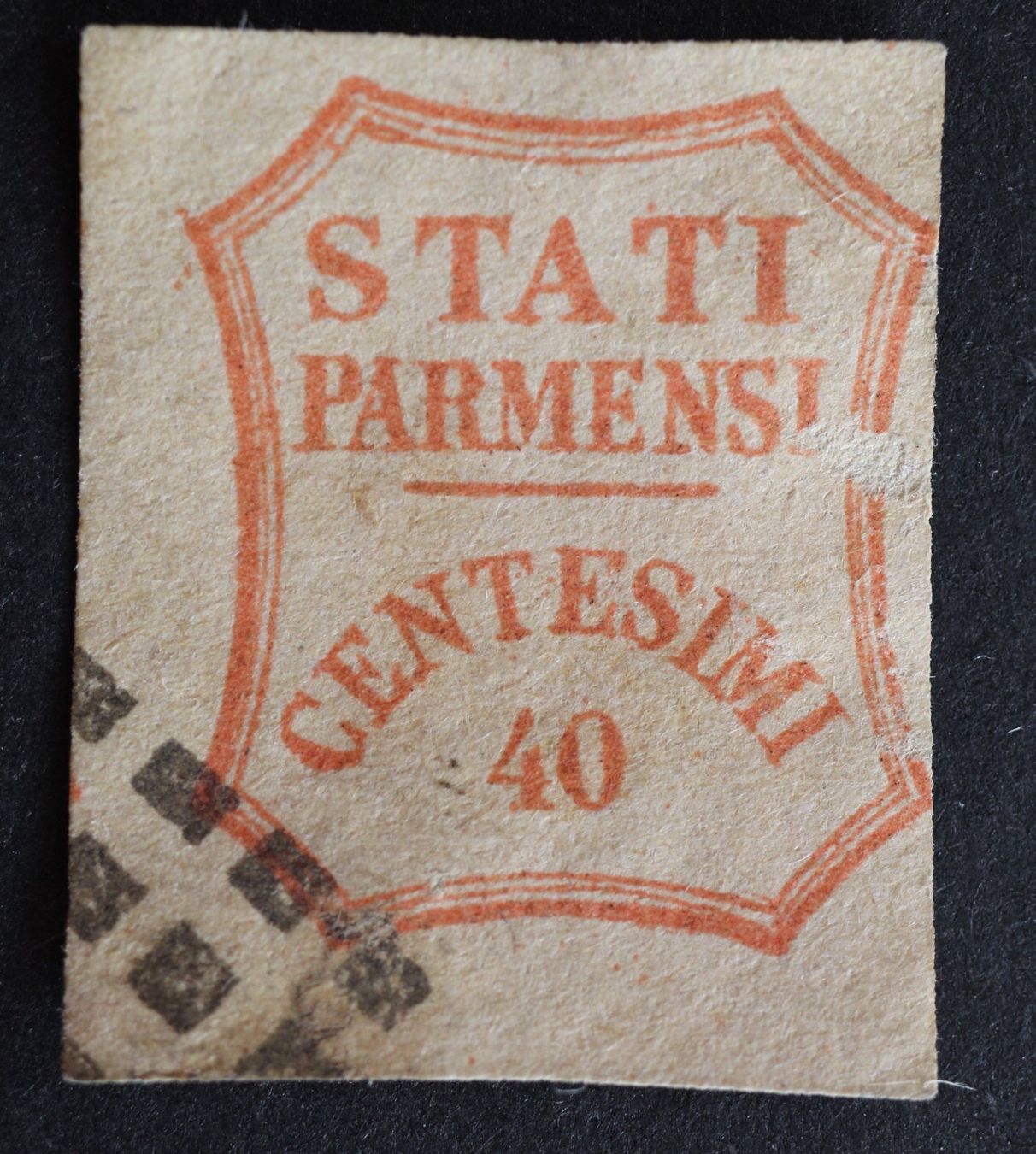 Tutti i francobolli: Parma MNr. 15a 40 Centesimi gestempelt – Usato da Aesch BL venduto da Orathai1
