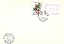 Finnische Briefmarken mit Stempel, Basel 1983, Rarität!