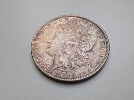 🇺🇸  USA Morgan Dollar 1900 XF+ silver 26.7g .900