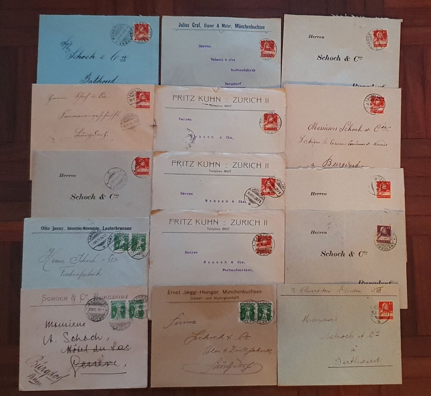 Tutti i francobolli: 90 Bahnpostbriefe – Usato da Kreuzlingen venduto da Rschweiz1 4