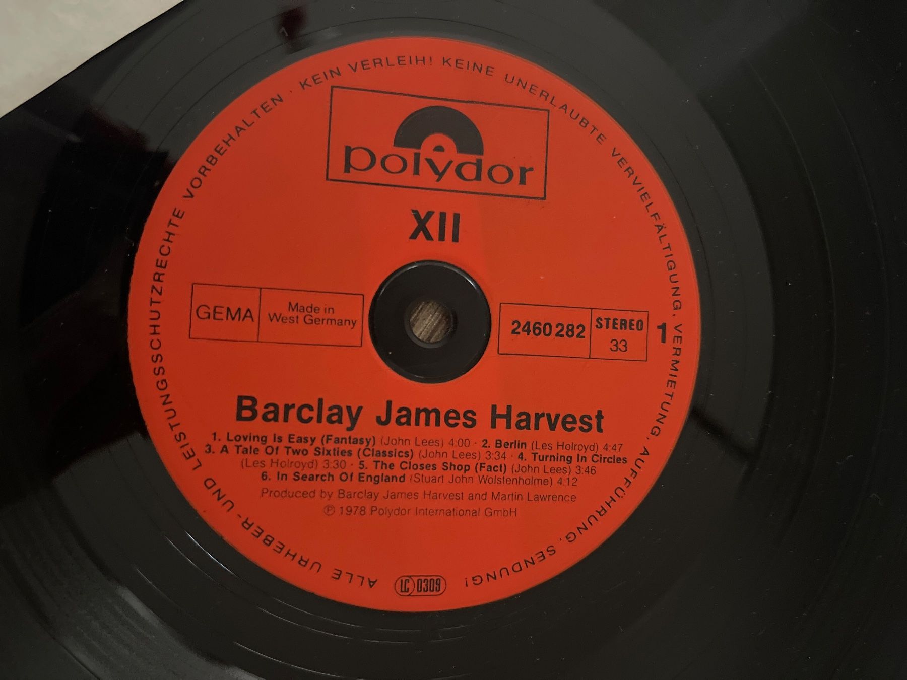 Dischi in vinile: A305/Barclay James Harvest - XII – Usato da Frutigen venduto da Philippe_jsp 2