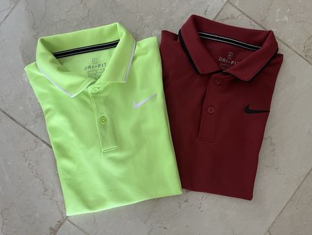 Zwei Tennis Polos Nike Dry-Fit M 137-147